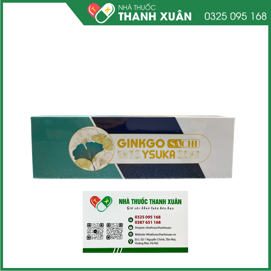 Ginkgo Sachi Ysuka - Hỗ trợ hoạt huyết, tăng tuần hoàn máu não